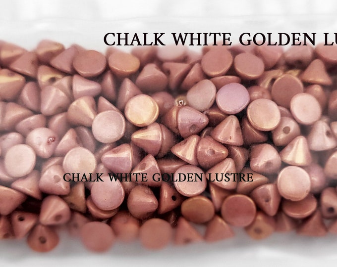 Chalk White Gold Lustre