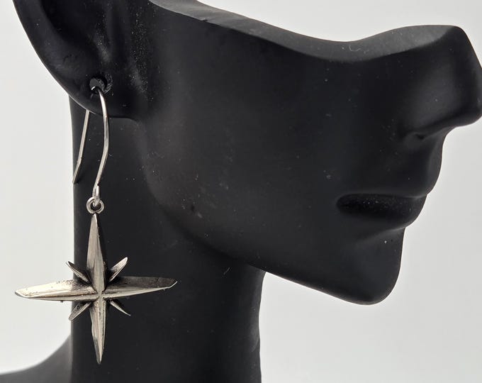 KFE522 Starlight Earrings in Golden and White Bronze