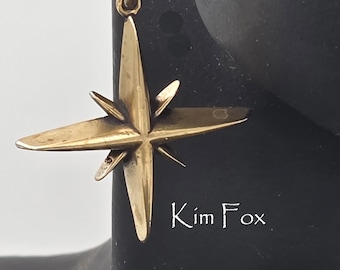 Starlight Earrings in Golden Bronze