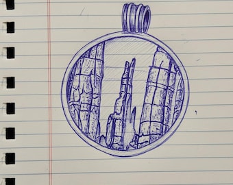 KFP615 Cathedral Rock Pendant Sedona Arizona