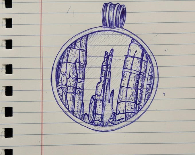 KFP615 Cathedral Rock Pendant Sedona Arizona