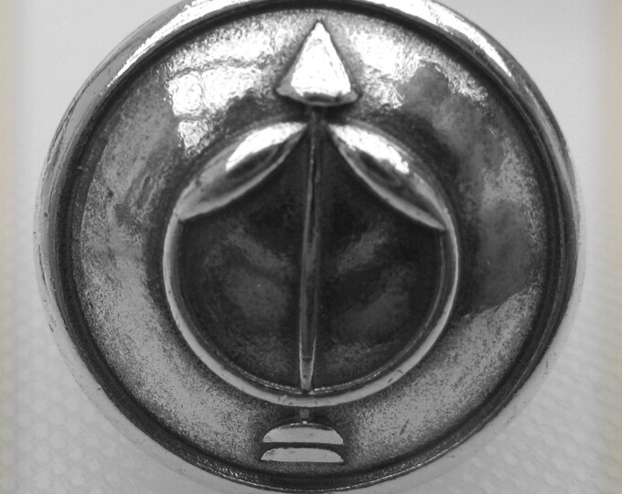 Sagittarius November 22-December 21 Adjustable Silver Ring
