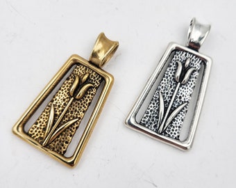 Golden Bronze Tulip Pendant - Kim Fox Design