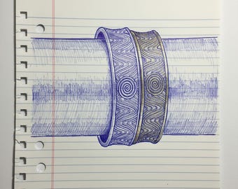 KFB505 Solar Pattern Adjustable Cuff in silver and bronze designed by Kim Fox