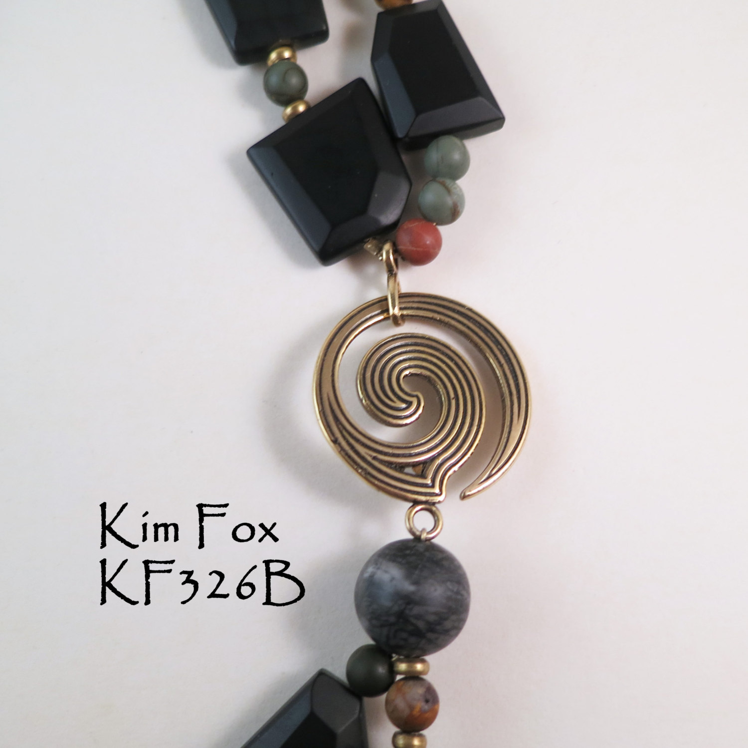 KF471 Round open element is used as a pendant, clasp or