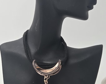 KF349  Over The Moon Adjustable Bail in silver and golden, red and white bronze