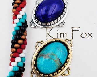 KFP456 Bezel Pendant: Adaptable Bronze or Silver Setting (18x25)