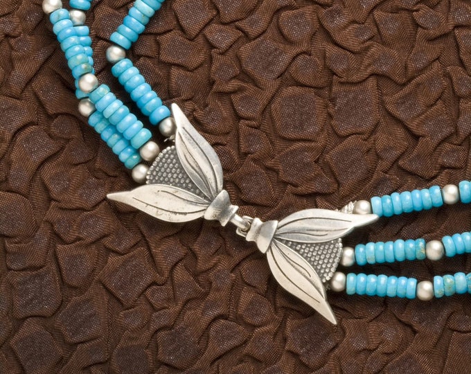 Art Deco Clasp: Sterling Silver & Bronze Hook, Kim Fox Design