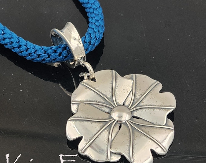 KFP527 Clover Pendant in Silver and Bronze-bail separate
