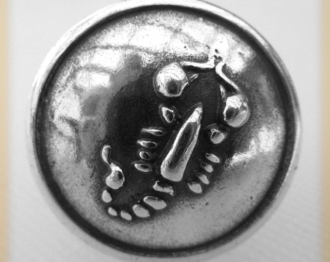 Scorpio October 23-November 21  Adjustable Silver Ring