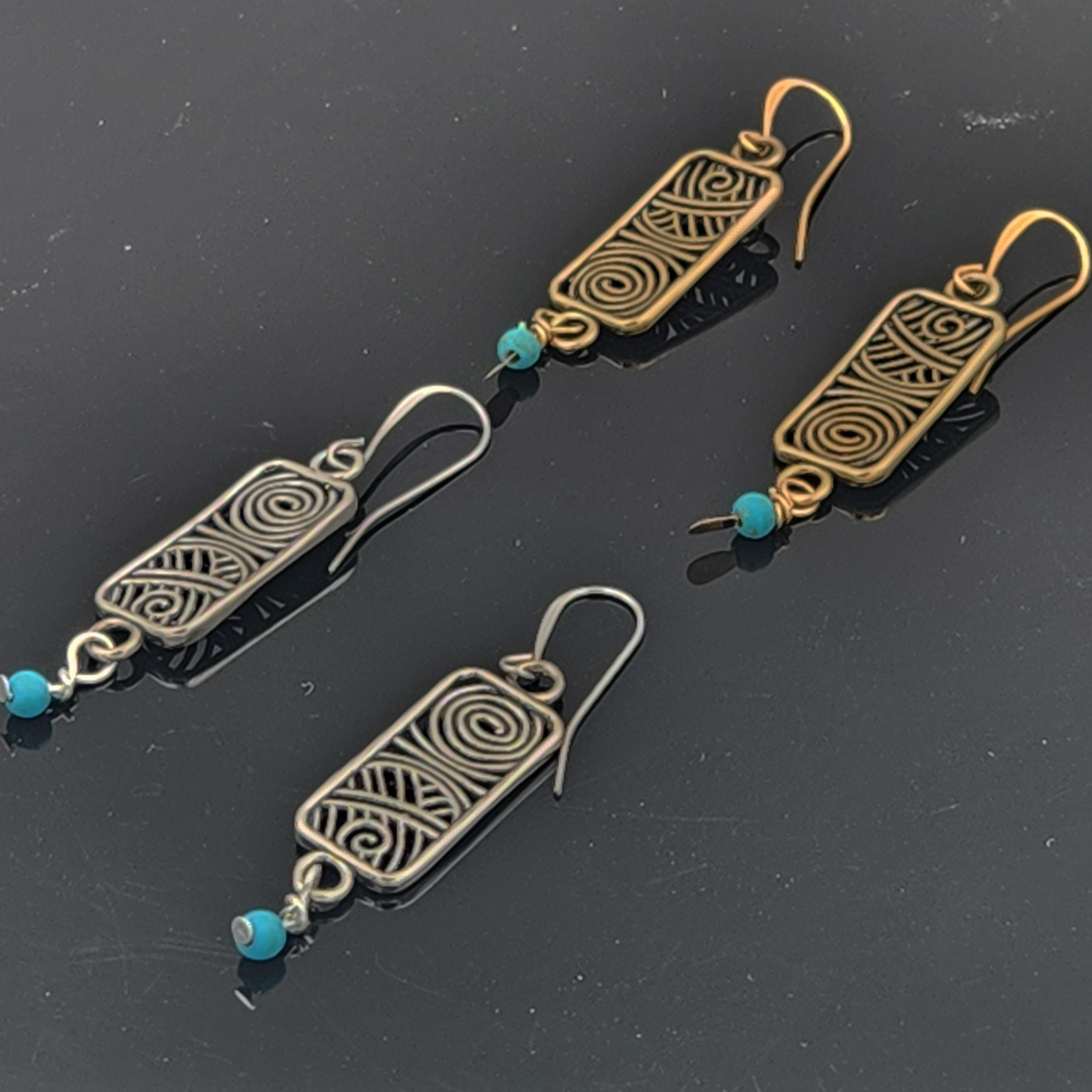 Filigree Swirl Earrings Filigree Swirl Earrings