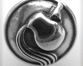 Aquarius January 20-February 18 Adjustable Sterling Silver Ring