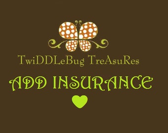 Add Shipping Insurance to Your Order/Re-Ship Order