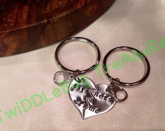 Partners in Crime - Best Friend Keychain - Soul Sisters - Best Friend - Keychain