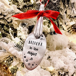 Personalized Christmas Ornament | Spoon Ornament | Christmas Tree Ornaments | Unique Gifts under 20