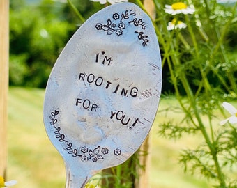Garden Marker | Plant Stake | Gardener Gifts | Gifts for Mom | Personalized Garden Spoon | Vintage Spoon | Garden Decor | Gardening Supplies