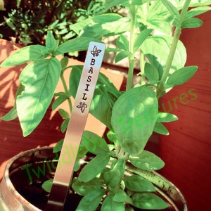 Herb Markers | Plant Markers | Garden Stakes | Vegetable Markers
