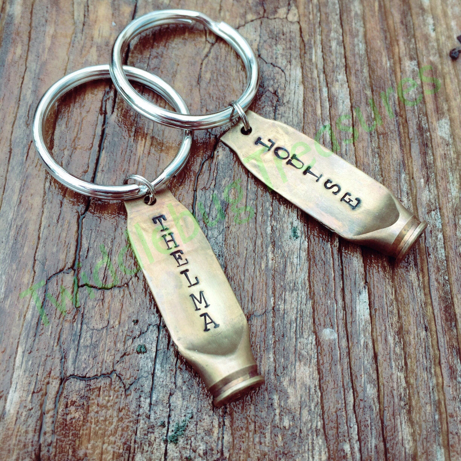 Thelma and Louise Keychain Set Completely Hammered
