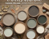 Earthy Organic Paint Colors | Sherwin Williams Whole House Palette | (Digital Download)