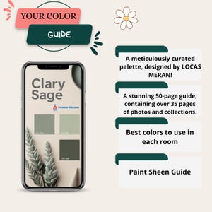 Calm Neutrals Color Palette | Sherwin-Williams Whole House Colors | (Digital Download) image 9