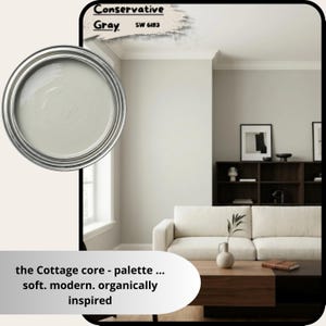 Calm Neutrals Color Palette | Sherwin-Williams Whole House Colors | (Digital Download) image 5