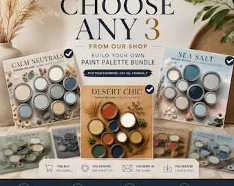 Choose Any 3 Paint Palettes | Sherwin-Williams Color Bundle | Digital Download