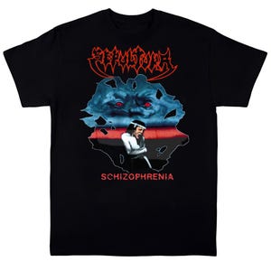 Sepultura Schizophrenia Vintage T-Shirt Casual Cool Classic Sepultura Shirt Sepultura Graphic Shirt Unisex Sepultura Tee Sepultura Fans