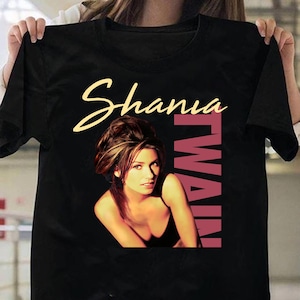 Vintage Shania Twain Graphic Tee - Classic Unisex Cotton T-Shirt