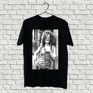 Vintage Janis Joplin T-Shirt Casual Cool Classic Janis Joplin Shirt Janis Joplin Graphic Top Unisex Janis Joplin Tee Gift For Her