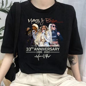 Vintage Mary J Blige Graphic Tee: Casual Unisex Cotton Shirt