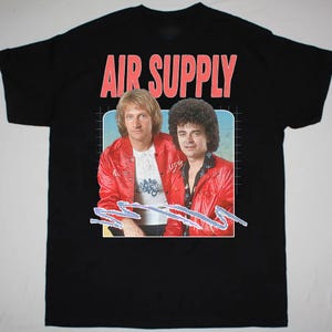 Vintage Air Supply 80s Graphic Tee - Classic Band T-Shirt