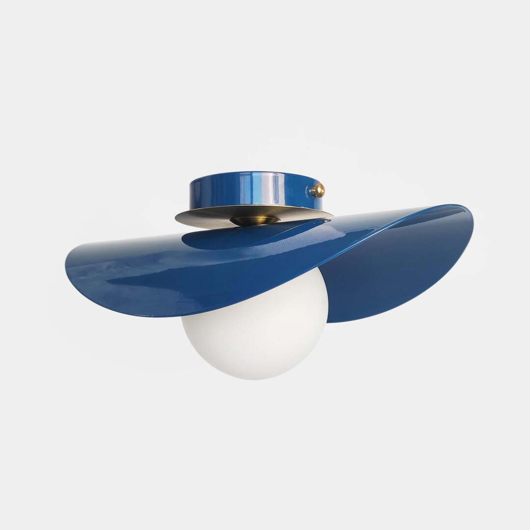 Blue Cas Lighting Ceiling Light - Blue - Etsy