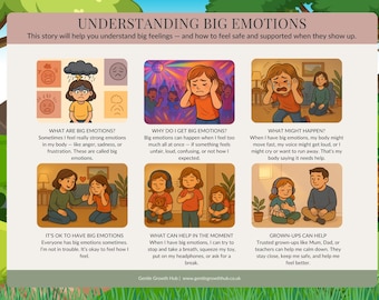 Understanding Big Emotions – Printable Social Story for SEN Children