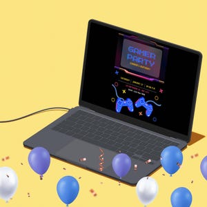 Gamer Party Invitation