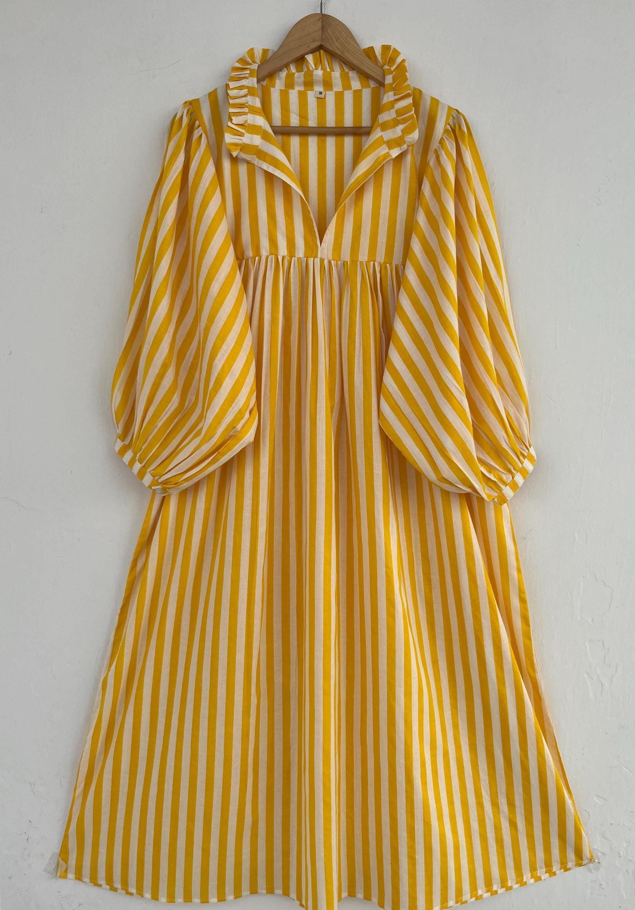 Yellow Maxi Maternity Dress - Etsy