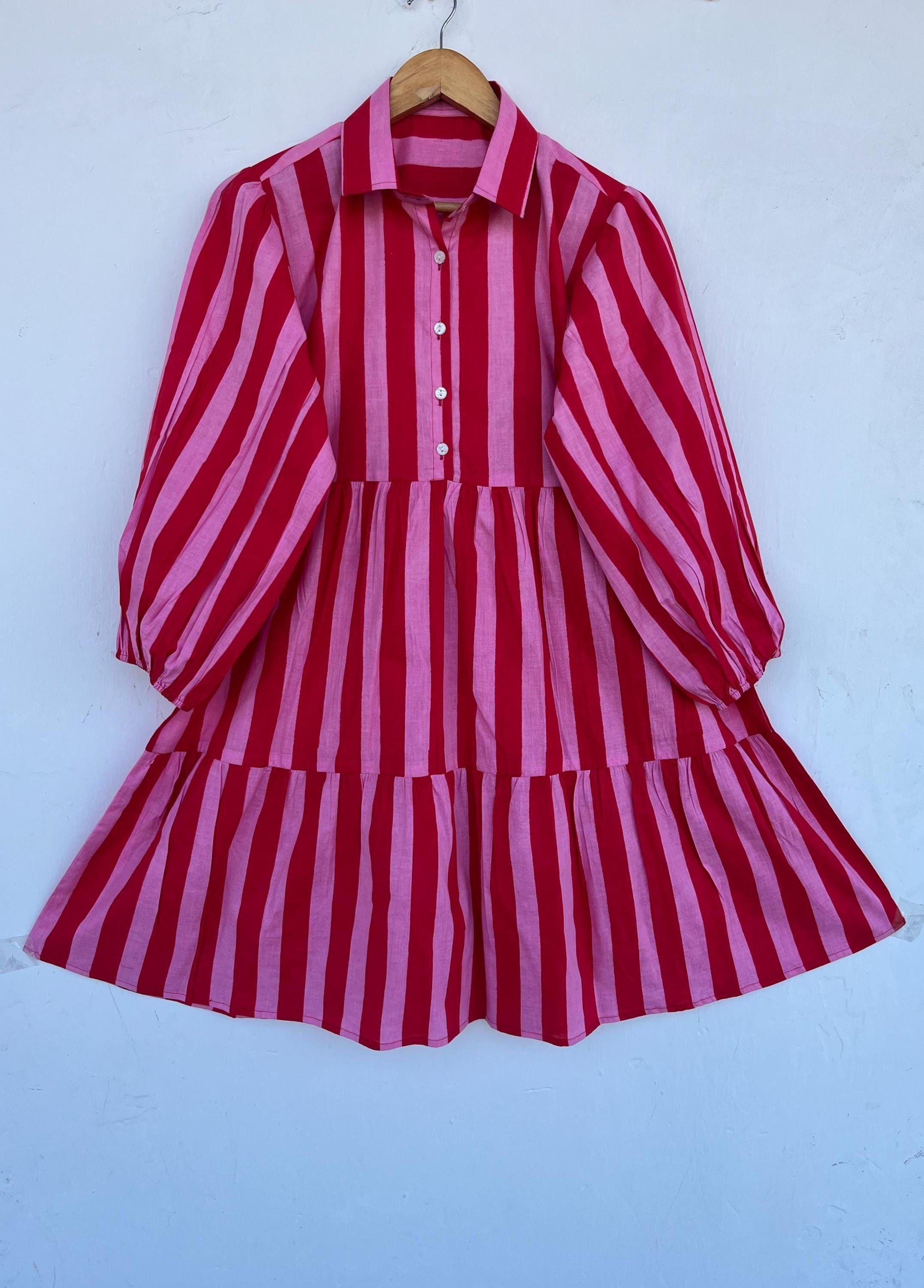 red and pink striped dress Candy Stripe Strapless Maxi its sure to be a favorite in your wardrobe once again! Red Pink Striped Cotton Short