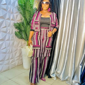 Handcrafted 3/4 Aso Oke Cargo Pants, Unisex Aso Oke Pants - Etsy