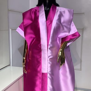 Elegant Mikado Kaftan Dress: African Boubou Owanbe Party Dress