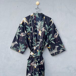 100% Cotton kimono Robes Beautiful Cotton Kimono Dress Express Delivery Dressing Gown Cotton Kimono Bridesmaid Gift for her, Light weight
