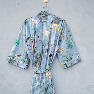 cotton kimono 100% Cotton kimono Robes Beautiful Cotton Kimono Dress Express Delivery Dressing Gown Cotton Kimono Bridesmaid Gift
