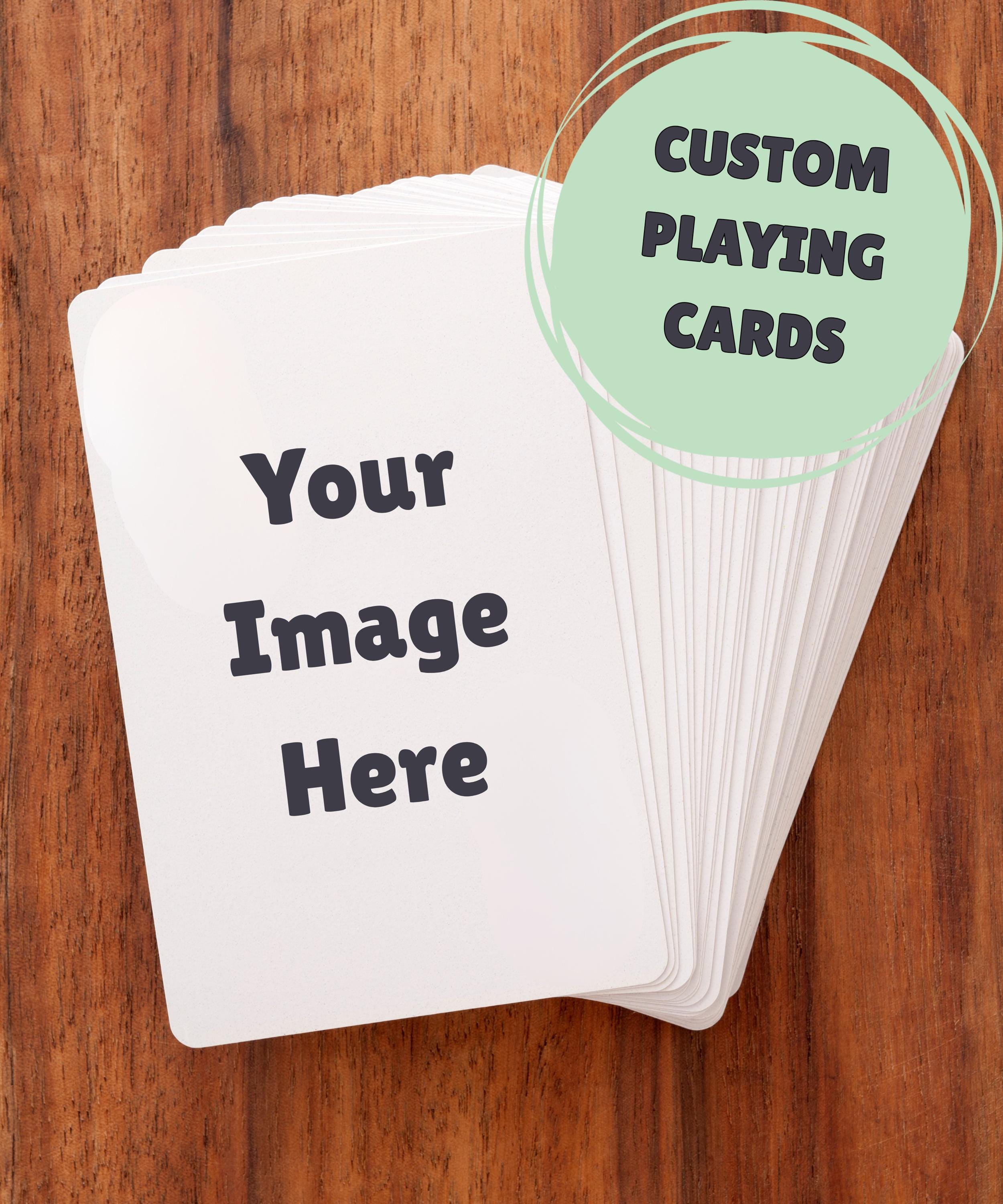 Custom Photo Playing Cards – Personalized Deck with Your Picture – Unique Gift for Him, Couples, Family, Friends –Custom Game Night Gift