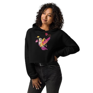 Cropped hoodie