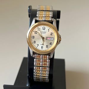 シチズン クォーツ レディース ゴールドトーン ドレスウォッチ ヴィンテージ 90年代 00年代 エクスパンションバンド エレガント レトロ クラシック タイムピース コレクターズジュエリー 彼女へのギフト