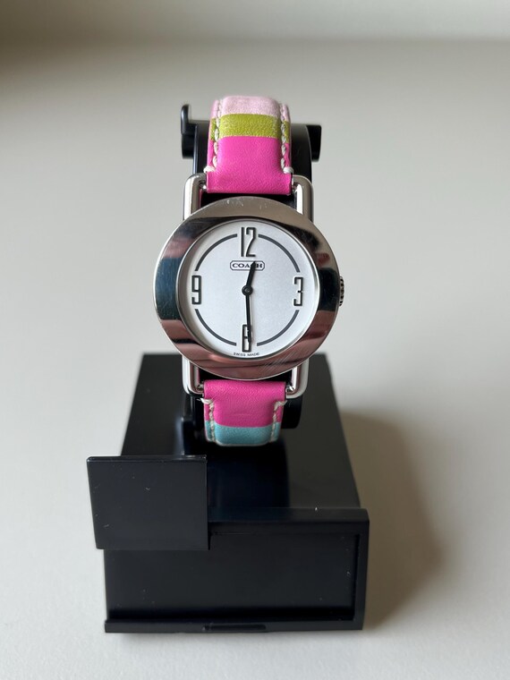 Coach Swiss Made Watch Womens Stainless Steel White Dial  display picture 1