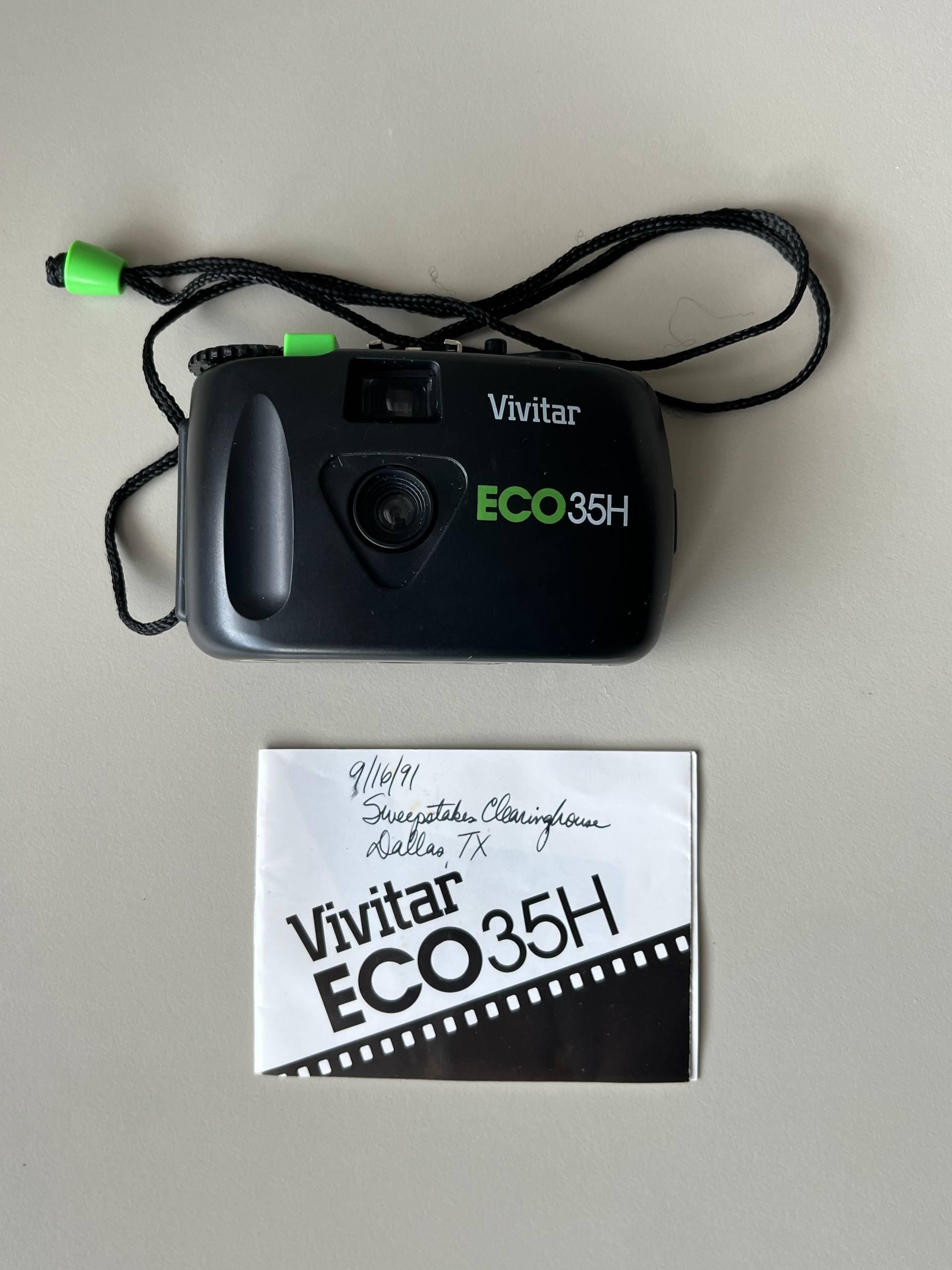 Appareil Photo Vintage Vivitar UW100 - 35mm - Jaune - Années 80 - Fonctionnel