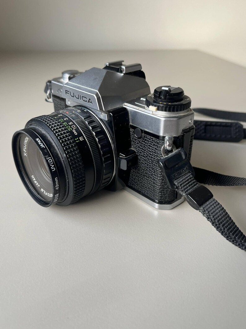 Fujica AX-1 Vintage 35mm Film SLR Camera With X-fujinon 55mm Lens ...