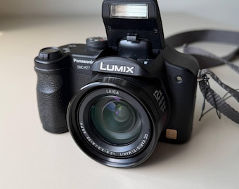 Panasonic Lumix DMC FZ7 Digital Camera 6MP 12x Zoom Leica Lens Y2K Compact Digital Photography Working