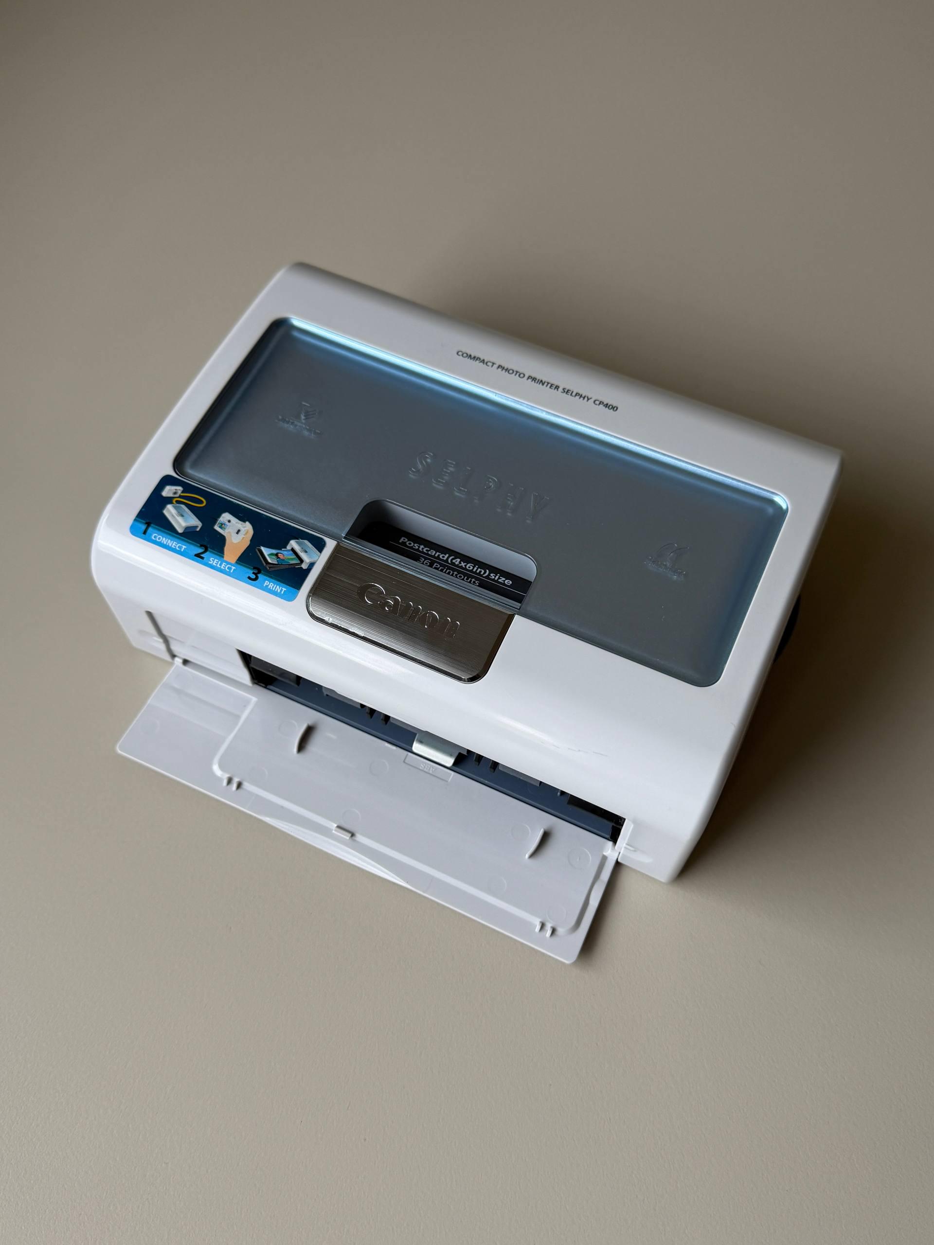 Canon Selphy CP400 Compact Digital Photo Thermal Dye Sublimation