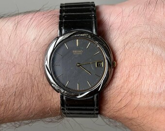 Vintage Wristwatch Watch Digital Gray 63-609 Pulse Watch Black Band New Battery Vintage Wristwatch Watch Digital Gray 63-609 Pulse Watch  main image 2