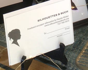Silhouettes & Such Gift Certificate